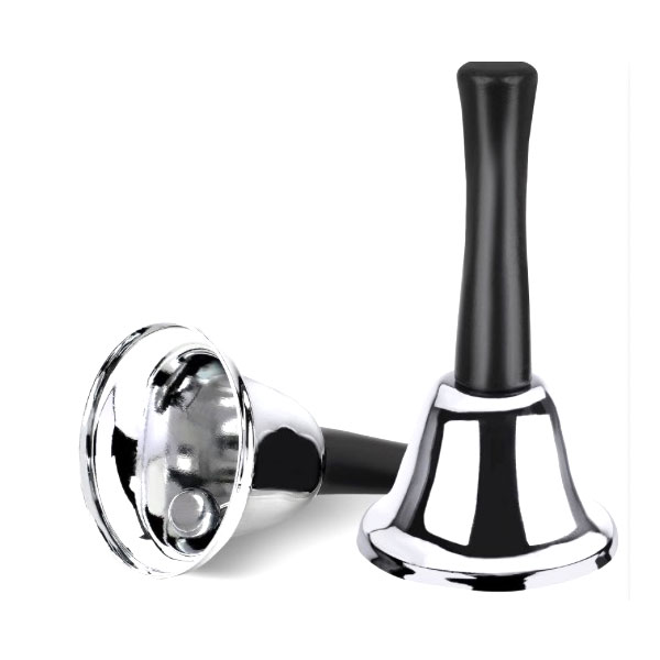 Cloche d'appel de bureau de dîner en acier inoxydable durable en métal